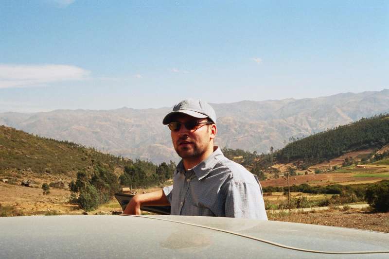 Rudi en el carro